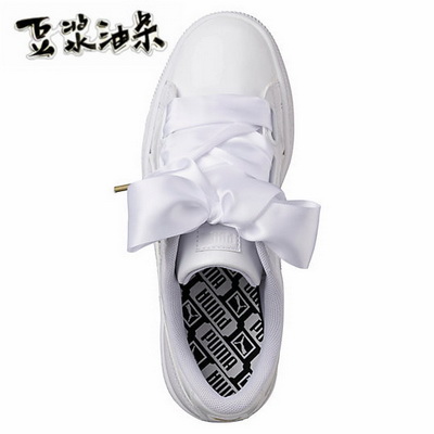 Puma Suede Basket Heart Women Shoes--001
